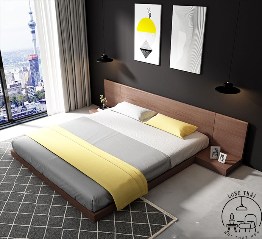 Giường ngủ bệt phong cách Nhật